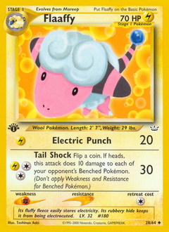 Flaaffy #28 Flaaffy - Neo Revelation - #28 - Pokemon TCG card