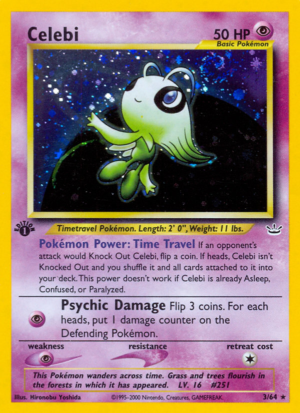 Celebi - Neo Revelation - #3 - Pokemon TCG card