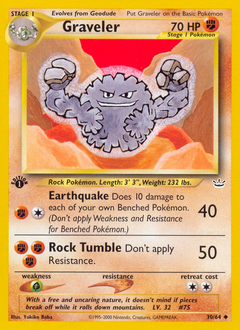 Graveler #30 Graveler - Neo Revelation - #30 - Pokemon TCG card