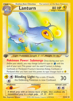 Lanturn - Neo Revelation - #32 - Pokemon TCG card