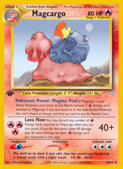Magcargo #33 Magcargo - Neo Revelation - #33 - Pokemon TCG card