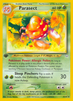 Parasect - Neo Revelation - #35 - Pokemon TCG card