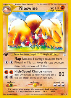 Piloswine #36 Piloswine - Neo Revelation - #36 - Pokemon TCG card