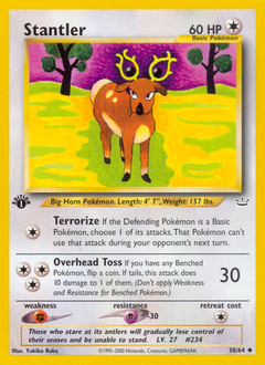 Stantler - Neo Revelation - #38 - Pokemon TCG card