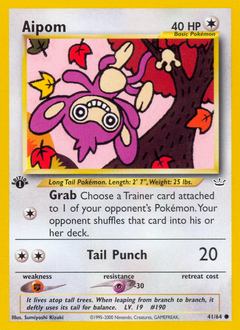 Aipom - Neo Revelation - #41 - Pokemon TCG card