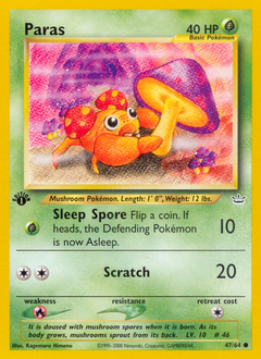 Paras - Neo Revelation - #47 - Pokemon TCG card