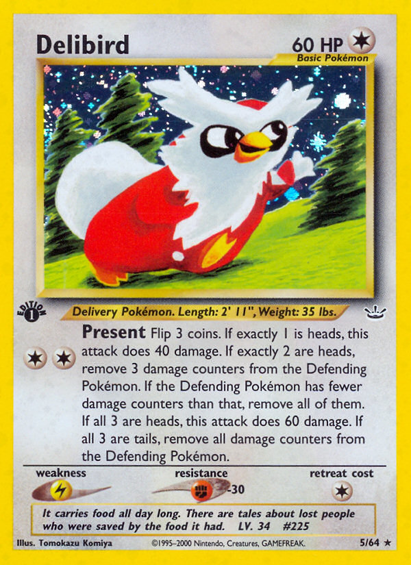 Delibird - Neo Revelation - #5 - Pokemon TCG card