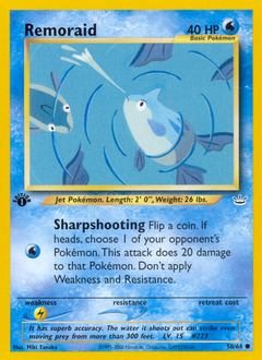 Remoraid - Neo Revelation - #50 - Pokemon TCG card