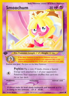 Smoochum #54 Smoochum - Neo Revelation - #54 - Pokemon TCG card