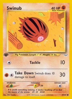 Swinub - Neo Revelation - #57 - Pokemon TCG card