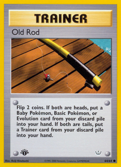 Old Rod - Neo Revelation - #64 - Pokemon TCG card