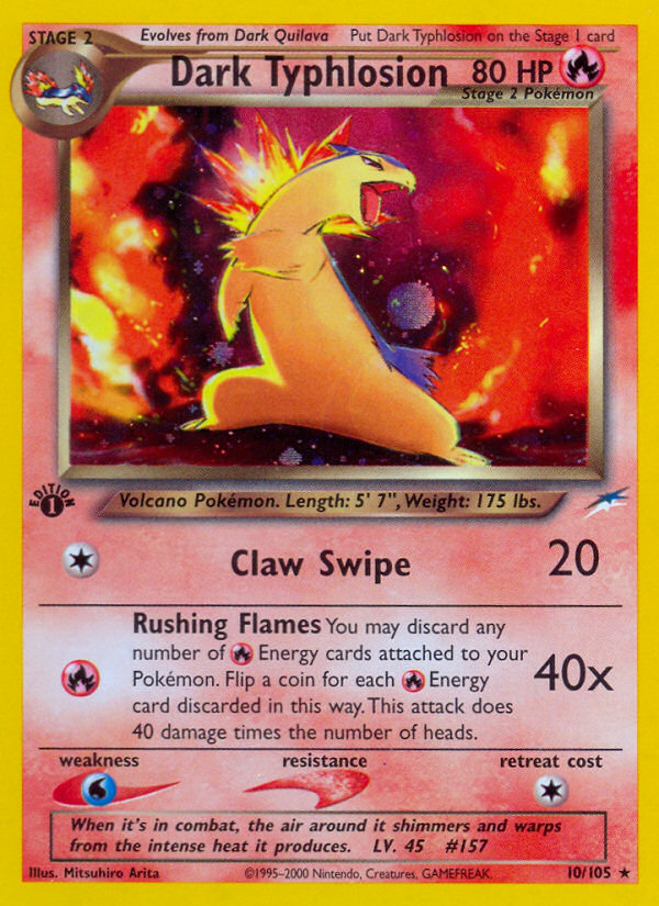 Dark Typhlosion - Neo Destiny - #10 - Pokemon TCG card