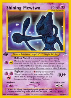 Shining Mewtwo #109 Shining Mewtwo - Neo Destiny - #109 - Pokemon TCG card