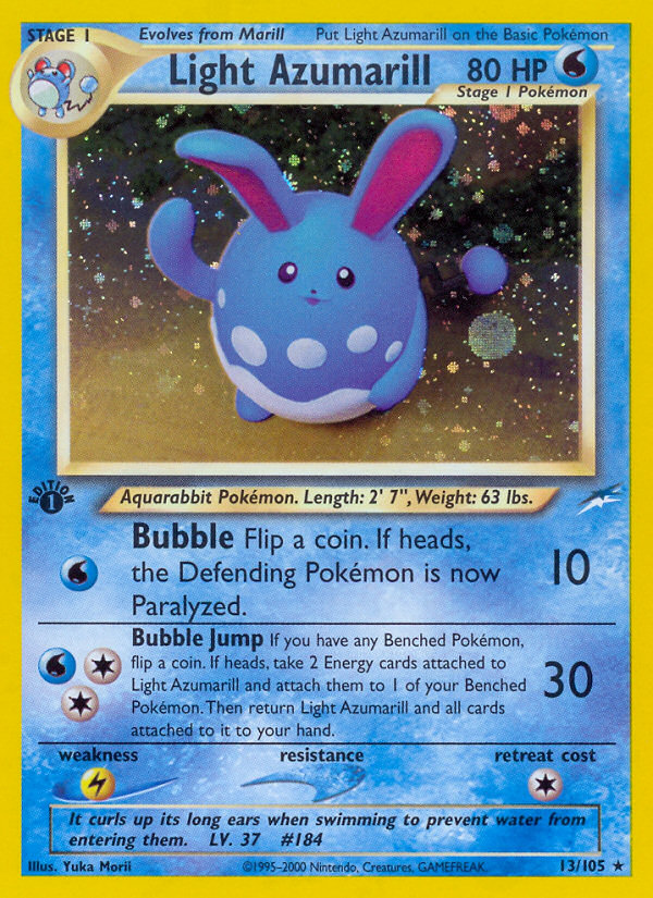 Light Azumarill - Neo Destiny - #13 - Pokemon TCG card