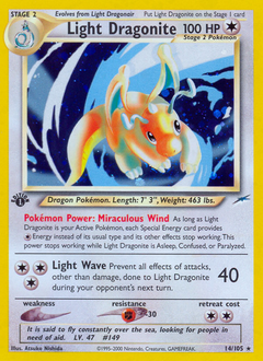 Light Dragonite #14 Light Dragonite - Neo Destiny - #14 - Pokemon TCG card