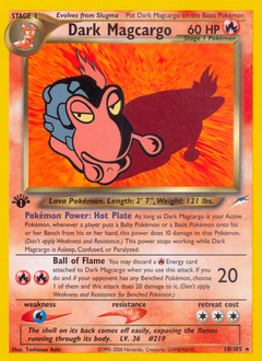 Dark Magcargo #18 Dark Magcargo - Neo Destiny - #18 - Pokemon TCG card