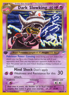 Dark Slowking #20 Dark Slowking - Neo Destiny - #20 - Pokemon TCG card
