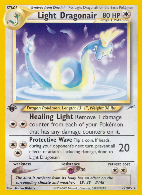 Light Dragonair - Neo Destiny - #22 - Pokemon TCG card