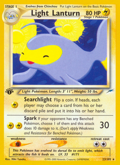 Light Lanturn #23 Light Lanturn - Neo Destiny - #23 - Pokemon TCG card