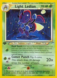 Light Ledian #24 Light Ledian - Neo Destiny - #24 - Pokemon TCG card