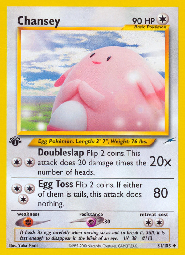 Chansey - Neo Destiny - #31 - Pokemon TCG card