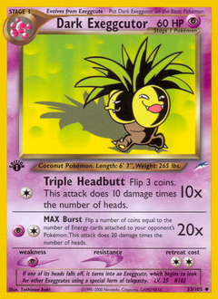 Dark Exeggutor #33 Dark Exeggutor - Neo Destiny - #33 - Pokemon TCG card