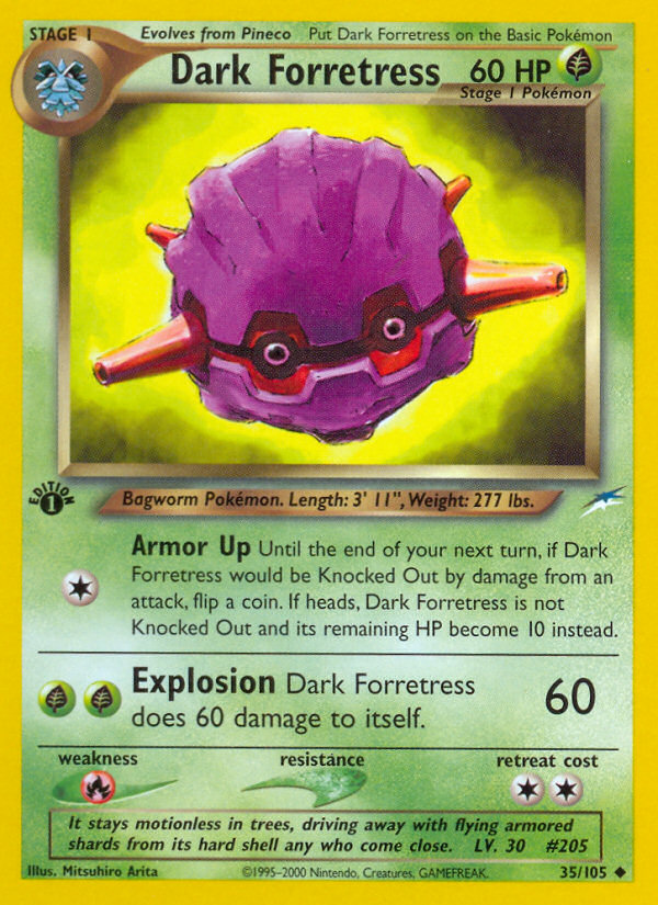 Dark Forretress - Neo Destiny - #35 - Pokemon TCG card