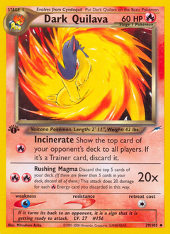 Dark Quilava #39 Dark Quilava - Neo Destiny - #39 - Pokemon TCG card