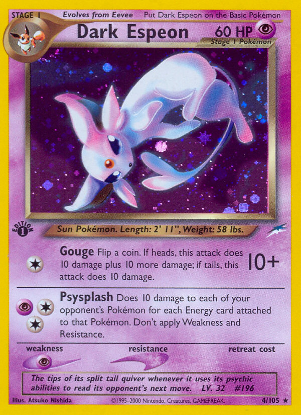 Dark Espeon - Neo Destiny - #4 - Pokemon TCG card