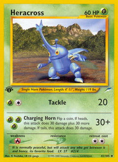 Heracross - Neo Destiny - #41 - Pokemon TCG card