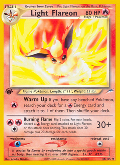Light Flareon #46 Light Flareon - Neo Destiny - #46 - Pokemon TCG card