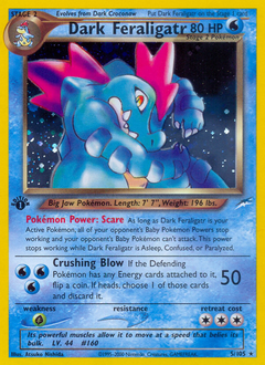 Dark Feraligatr #5 Dark Feraligatr - Neo Destiny - #5 - Pokemon TCG card