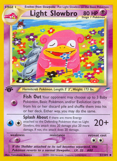 Light Slowbro - Neo Destiny - #51 - Pokemon TCG card