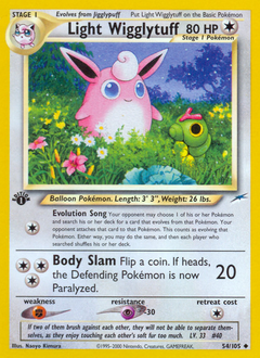 Light Wigglytuff - Neo Destiny - #54 - Pokemon TCG card