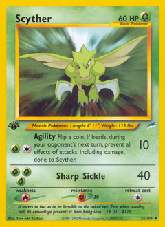 Scyther #55 Scyther - Neo Destiny - #55 - Pokemon TCG card