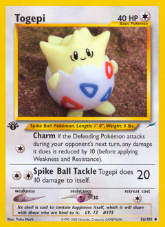 Togepi #56 Togepi - Neo Destiny - #56 - Pokemon TCG card