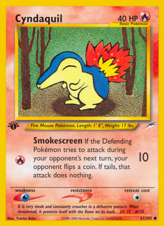 Cyndaquil #61 Cyndaquil - Neo Destiny - #61 - Pokemon TCG card