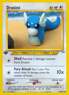 Dratini #63 Dratini - Neo Destiny - #63 - Pokemon TCG card