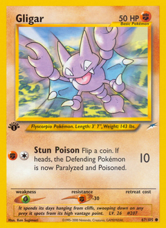 Gligar - Neo Destiny - #67 - Pokemon TCG card