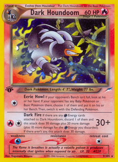 Dark Houndoom - Neo Destiny - #7 - Pokemon TCG card