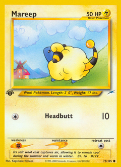 Mareep #75 Mareep - Neo Destiny - #75 - Pokemon TCG card