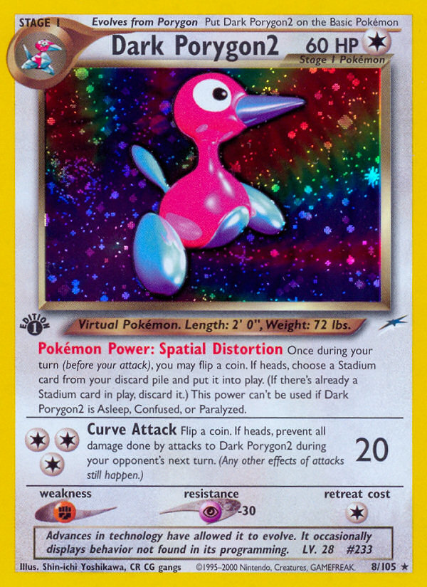 Dark Porygon2 - Neo Destiny - #8 - Pokemon TCG card