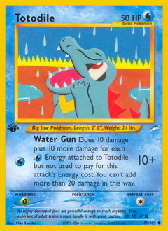 Totodile - Neo Destiny - #85 - Pokemon TCG card