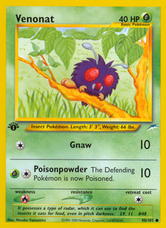Venonat #90 Venonat - Neo Destiny - #90 - Pokemon TCG card