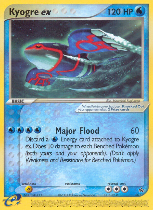 Kyogre ex - Nintendo Black Star Promos - #1 - Pokemon TCG card