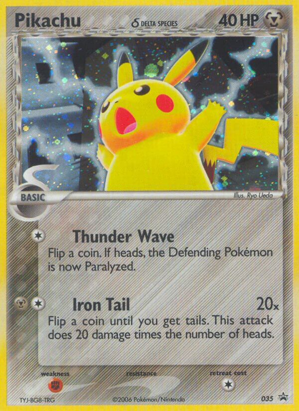 Pikachu δ - Nintendo Black Star Promos - #35 - Pokemon TCG card
