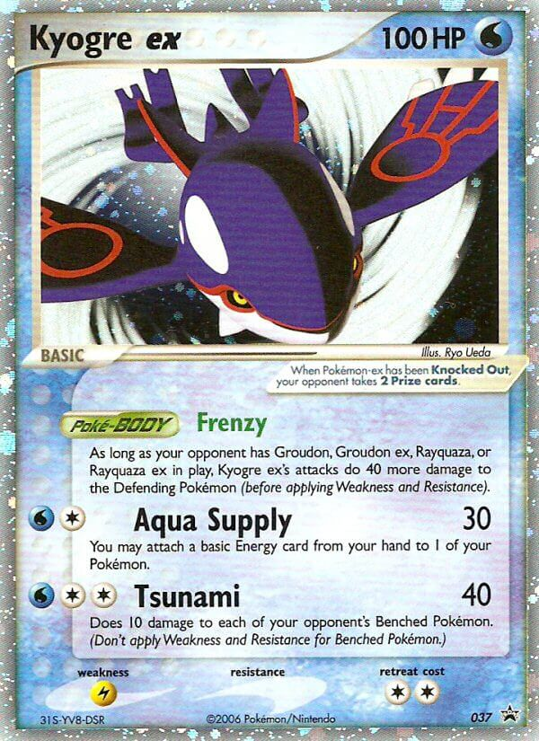 Kyogre ex - Nintendo Black Star Promos - #37 - Pokemon TCG card
