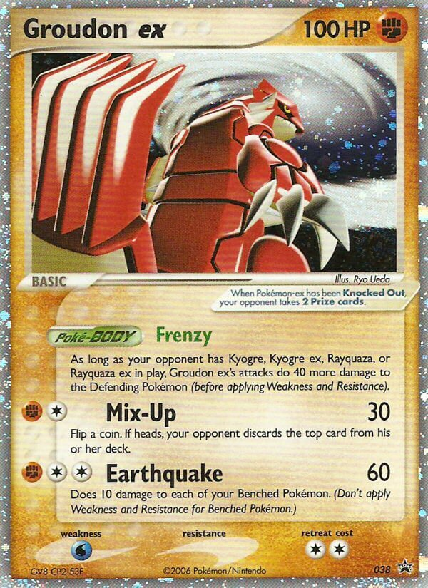 Groudon ex - Nintendo Black Star Promos - #38 - Pokemon TCG card