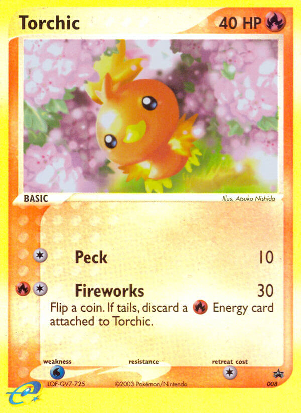Torchic - Nintendo Black Star Promos - #8 - Pokemon TCG card