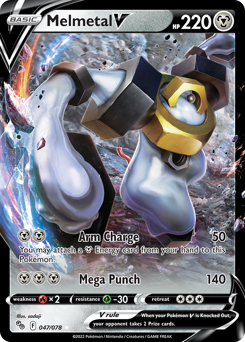 Melmetal V #47 Melmetal V - Pokémon GO - #47 - Pokemon TCG card